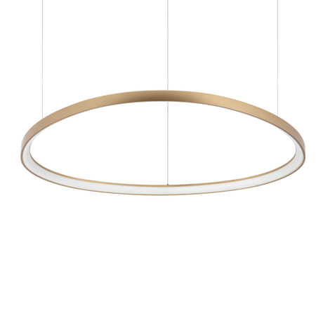 Lámpara colgante Ideal Lux Gemini latón LED 78W Ø105cm 307701