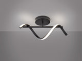 Plafón/Aplique de pared Schuller Boa LED negro 3000K vista 6
