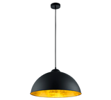 Lámpara de techo colgante Trio Romino II negro mate 150cm 308000132