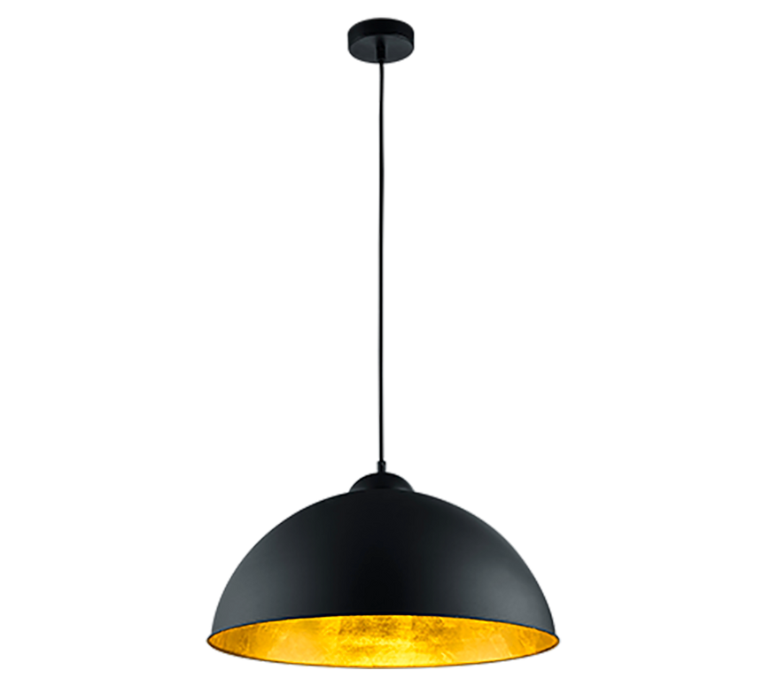 Lámpara de techo colgante Trio Romino II negro mate 150cm 308000132