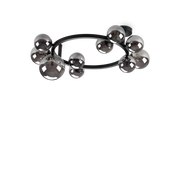 Plafón de techo Ideal Lux Perlage fumé cristal 10 luces 150W Ø70cm 309286
