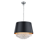 Lámpara de techo colgante Trio Loreley 3 luces cromo 150cm 309300302