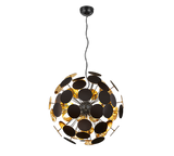 Lámpara de techo colgante Trio Discalgo 6 luces negro mate 150cm 309900632