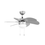 Faro Palao 33186 Palao, Ventilador ø 76 cms. gris 6 palas con luz