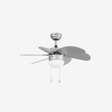 Faro Palao 33186 Palao, Ventilador ø 76 cms. gris 6 palas con luz