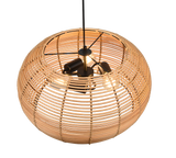 Lámpara de techo colgante Trio Inga LED natural finish 2700K 150cm 312200336