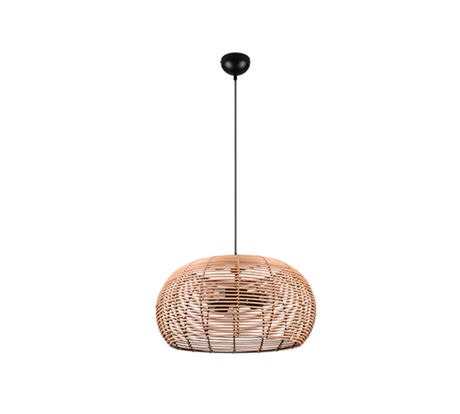 Lámpara de techo colgante Trio Inga LED natural finish 2700K 150cm 312200336