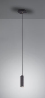 Trio Marley Black Mat Metal Pendant Lamp 312400132