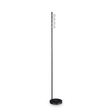 Lámpara de pie Ideal Lux Binomio negro cristal LED 4 luces 12W 155cm 313313