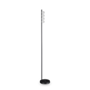 Lámpara de pie Ideal Lux Binomio cristal LED 4 luces 12W 155cm negro — ref. 313313 (1)