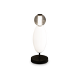 Lámpara de sobremesa Ideal Lux Lumiere blanco cristal LED 18W Ø18cm 314204