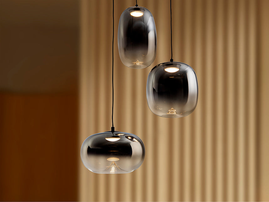 Schuller Onice Lámpara 3 luces negro smoke D30 314107