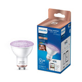 Philips Bombilla smart LED WiZ GU10 4,7W 922-65 RGB 1PF/6 372344