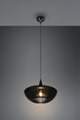 Lámpara de techo colgante Trio Colino LED negro mate 3000K 150cm 315900132