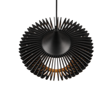 Lámpara de techo colgante Trio Colino LED negro mate 3000K 150cm 315900132