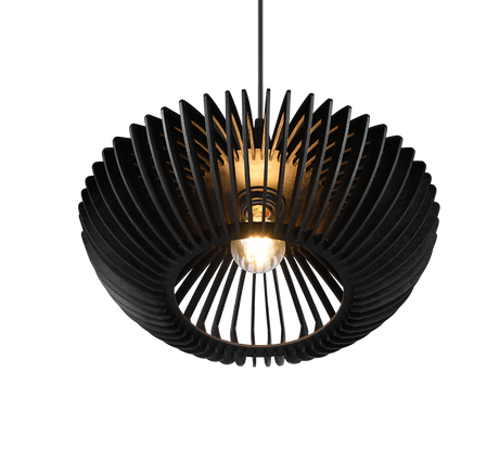 Lámpara de techo colgante Trio Colino LED negro mate 3000K 150cm 315900132