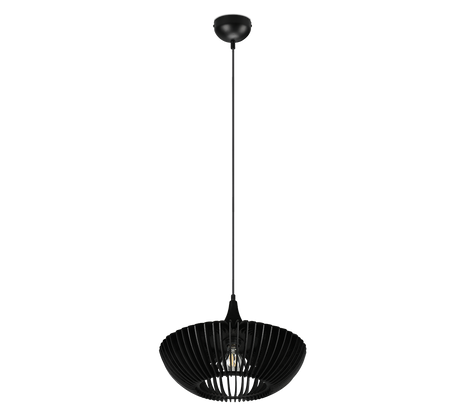 Lámpara de techo colgante Trio Colino LED negro mate 3000K 150cm 315900132