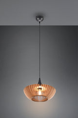 Lámpara de techo colgante Trio Colino LED antracita 3000K 150cm 315900142