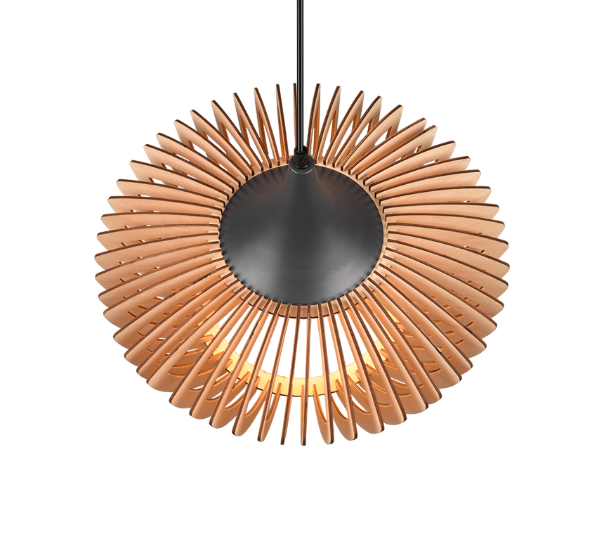 Lámpara de techo colgante Trio Colino LED antracita 3000K 150cm 315900142
