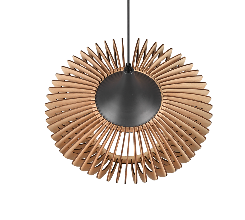 Lámpara de techo colgante Trio Colino LED antracita 3000K 150cm 315900142