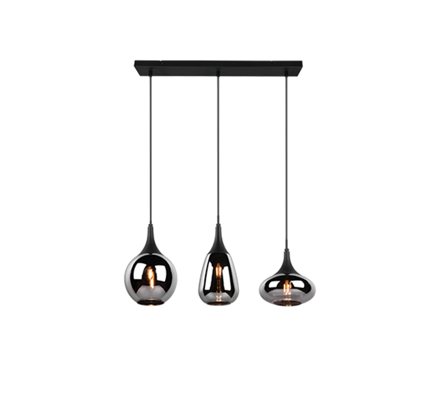 Trio Lumina Pendant Lamp Black 317000332