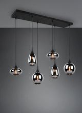 Trio Lumina Lámpara colgante negro 317000632