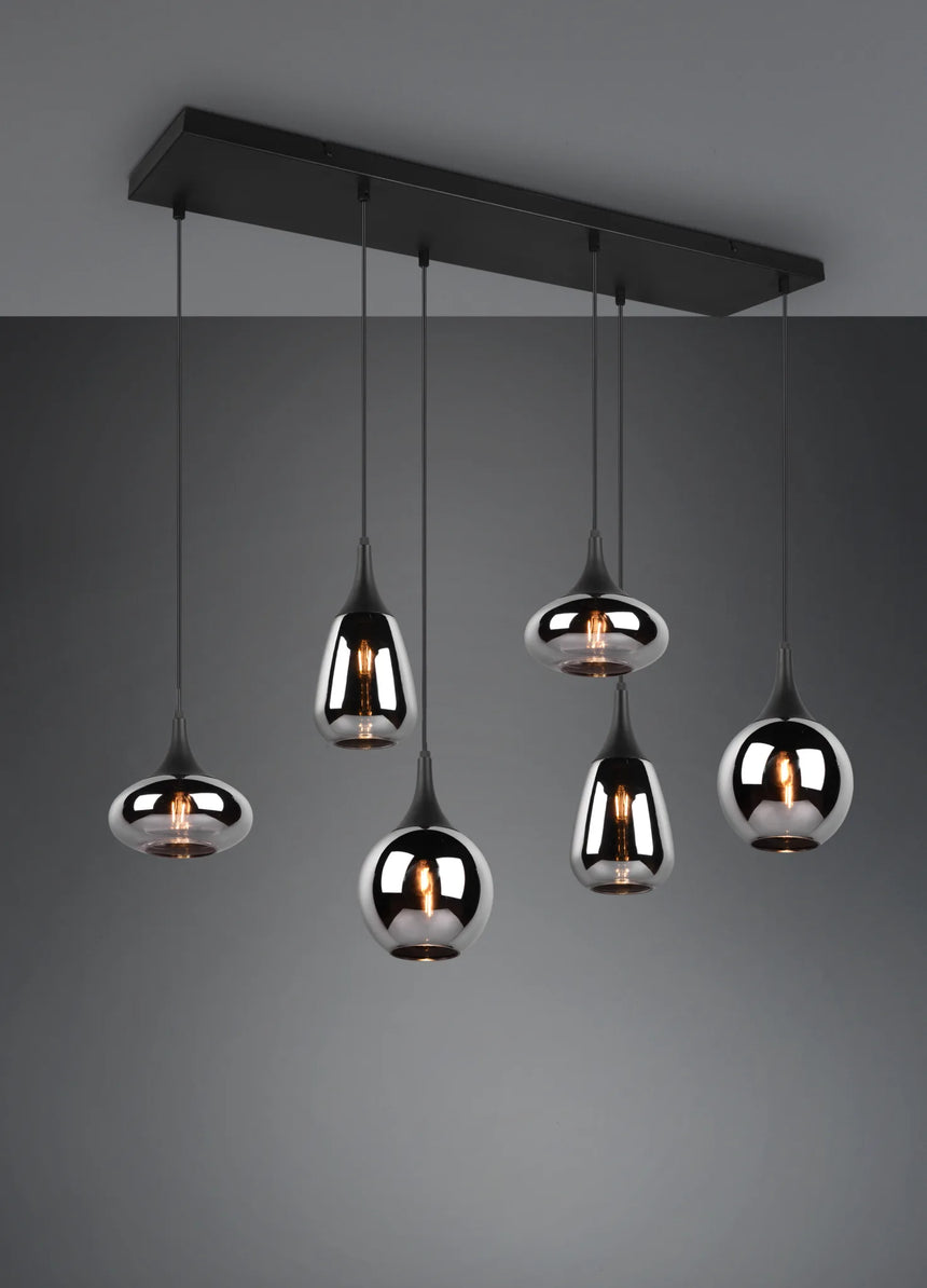 Trio Lumina Lámpara colgante negro 317000632
