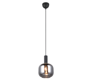 Lámpara de techo colgante Trio Diva negro mate 150cm 319800132