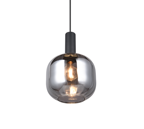 Lámpara de techo colgante Trio Diva negro mate 150cm 319800132 - vista 3