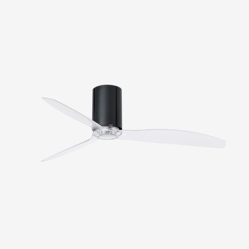 Faro Mini Tube Fan Ventilador sin luz cuerpo de metal y cristal y palas policarbonato 32040
