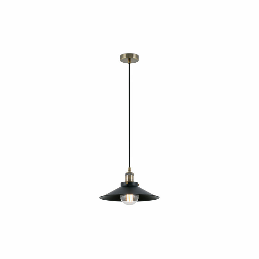 Faro Marlin 64133 Colgante 1 L retro vintage marlin negro