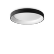 Plafón de techo Ideal Lux Ziggy negro LED 62W Ø80cm 321615