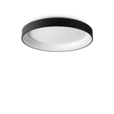 Plafón de techo Ideal Lux Ziggy LED 62W Ø80cm negro — ref. 321615 (1)