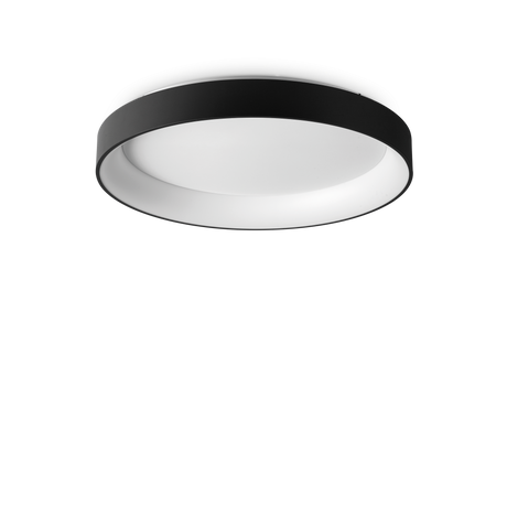 Plafón de techo Ideal Lux Ziggy LED 62W Ø80cm negro — ref. 321615 (1)