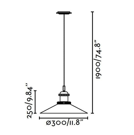Faro Halita 65071 Colgante 1 L retro vintage halita negro