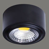 ACB Studio Plafón 3235/12 Negro, LED 12W 3000K 1118lm, CRI90 , LED integrado P32351N