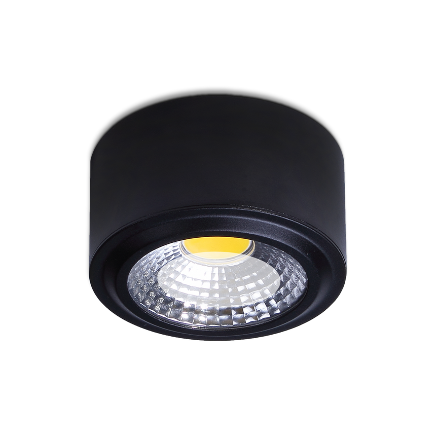 ACB Studio Plafón 3235/9 Negro, LED 8W 3000K 755lm, CRI90 , LED integrado P32350N