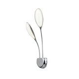 Lámpara aplique de pared Schuller Lucila LED 2 luces cr - vista 3