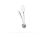 Lámpara aplique de pared Schuller Lucila LED 2 luces cr - vista 2