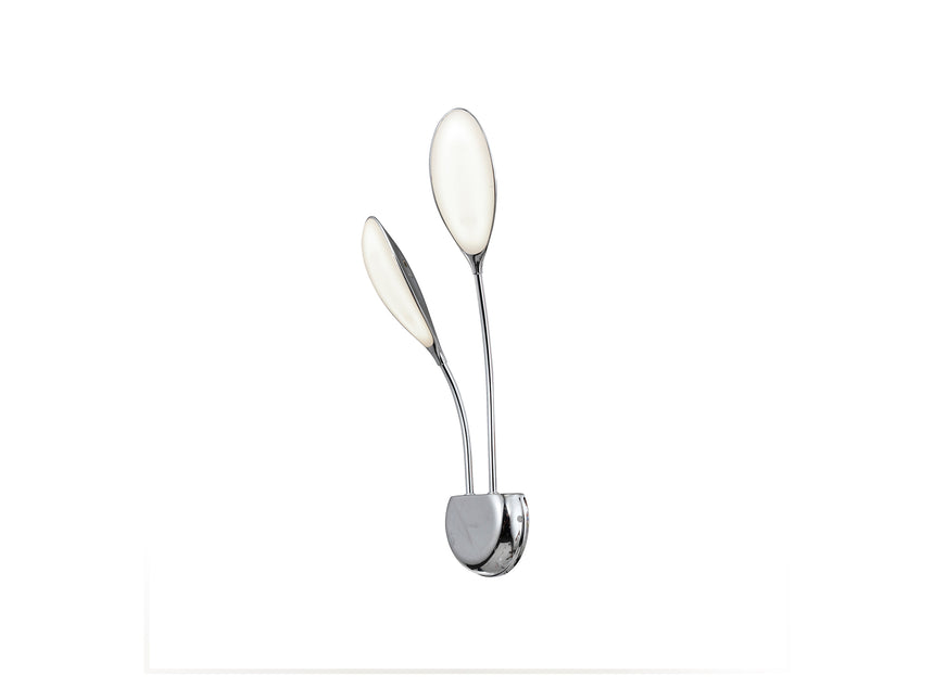 Lámpara aplique de pared Schuller Lucila LED 2 luces cr - vista 2