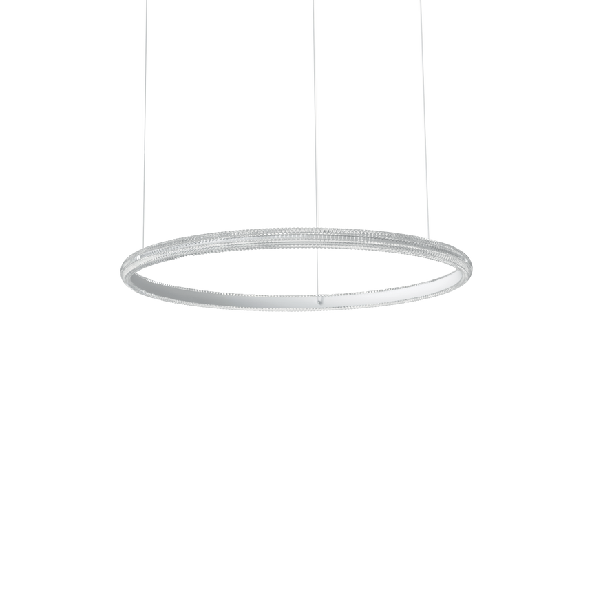 Lámpara colgante Ideal Lux Miracle blanco LED 45W Ø80cm 325835