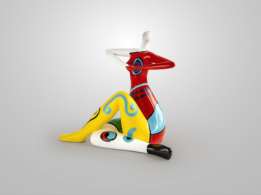 Figura decorativa Schuller Femme pintura colores 51cm vista 3