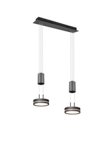 Trio Franklin Lámpara colgante LED de aluminio antracita 326510242