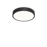 Plafón de baño Ideal Lux Ray LED 26W IP44 Ø40cm negro — ref. 327600 (1)