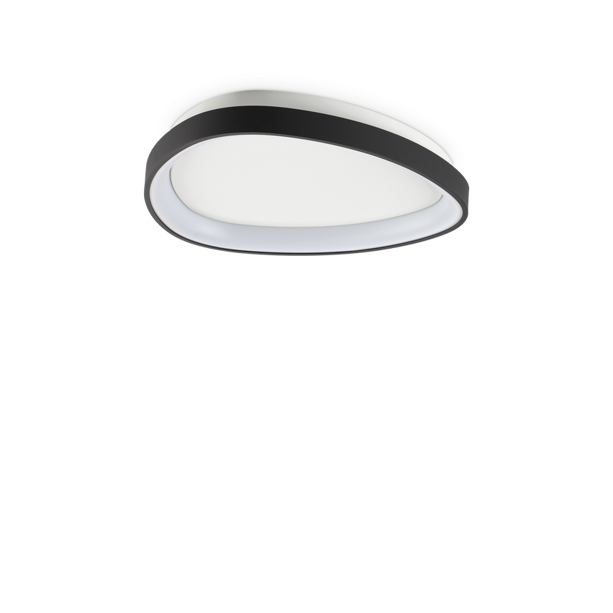 Plafón de techo Ideal Lux Gemini negro LED 24W 3000K Ø42,5cm 328027