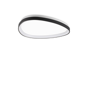 Plafón de techo Ideal Lux Gemini negro LED 30W 3000K Ø61cm 328058