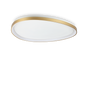 Plafón de techo Ideal Lux Gemini latón LED 42W Ø81cm 328096