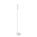 Lámpara de pie Ideal Lux Binomio blanco cristal LED 4 luces 12W 155cm 328317