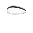 Plafón de techo Ideal Lux Gemini negro LED 28W regulable Ø61cm 328959