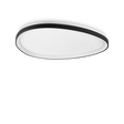 Plafón de techo Ideal Lux Gemini negro LED 42W regulable Ø81cm 328980